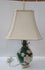 #14 Aladdin Alacite Antique Green with original finial.