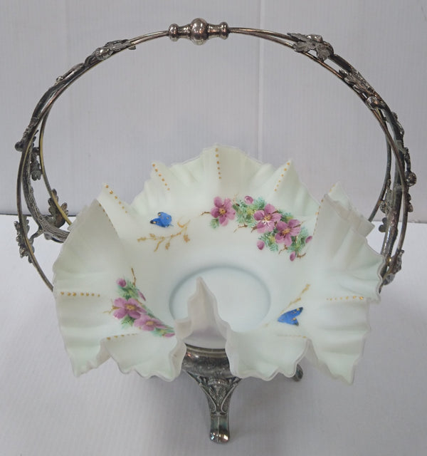 #12-13 Antique Bridal Basket.