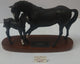 #2 Beswick horse Black Beauty and Foal. Model 2466 and 2536.